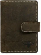 Portfele - WILD BUFFALO skórzany porfel męski N4L -H-1 brąz N4L -H-1 - miniaturka - grafika 1