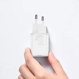 Baseus Super Si 1C szybka ładowarka USB Typ C 30W Power Delivery Quick Charge biały (CCSUP-J02) - Ładowarki do telefonów - miniaturka - grafika 12