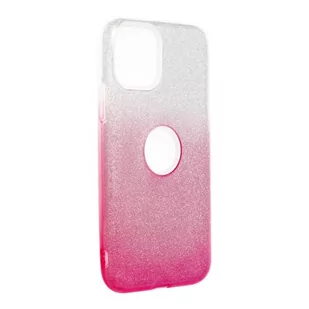 Forcell Futerał SHINING do IPHONE 11 PRO ( 5,8" ) transparent/róż - Etui i futerały do telefonów - miniaturka - grafika 1