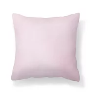 Poszewki na poduszki - Poszewka Dekoracyjna Z Satyny Szwajcarskiej Różowy - miniaturka - grafika 1