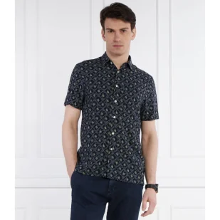 GUESS Koszula SS COLLIN AOP | Regular Fit - Koszule męskie - miniaturka - grafika 1