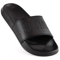 Buty sportowe męskie - Klapki basenowe piankowe Big Star M INT1906 (kolor Czarny, rozmiar 41) - miniaturka - grafika 1