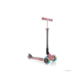 Hulajnogi - Hulajnoga 3-kołowa Globber Primo Foldable Lights 432-210-2 Pastel Pink świecące kółka - miniaturka - grafika 1