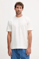 Koszulki męskie - Joop! t-shirt bawełniany męski kolor beżowy gładki 30042457 - miniaturka - grafika 1