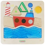 Tablice dla dzieci - Masterkidz MASTERKIDZ Tablica Edukacyjna Sensoryczna Żeglowanie Ocean ME14658 - miniaturka - grafika 1