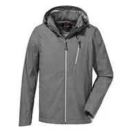 Kurtki męskie - Killtec Męska kurtka softshell z odpinanym kapturem KOS 105 MN SFTSHLL JCKT, średnioszara, L, 38016-000 - miniaturka - grafika 1