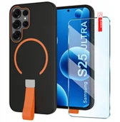 Etui i futerały do telefonów - Etui z Paskiem na palec Matowe do Samsung S25 Ultrado MagSafe +Szkło - miniaturka - grafika 1
