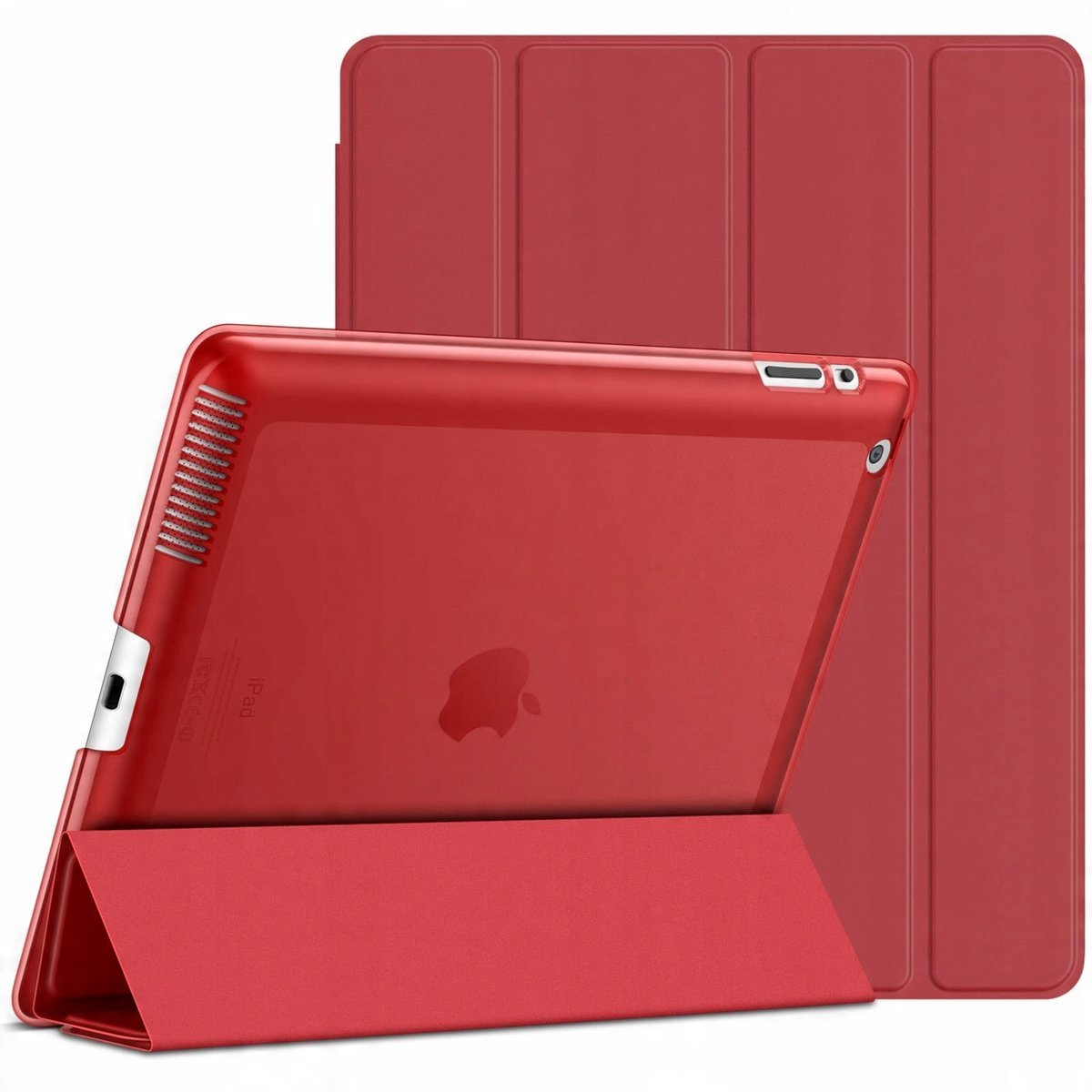 JETech Etui na iPad 4, iPad 3 i iPad 2 (czerwone)