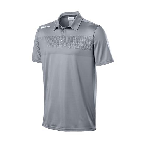 Wilson Męska koszulka polo Tour szara