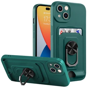 Etui König Design kompatybilne z Apple iPhone 14 Pro plastikowe, miękkie etui na telefon - Etui na telefon nocna zieleń - Etui i futerały do telefonów - miniaturka - grafika 1