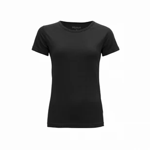 Koszulka damska Devold Breeze Merino 150 T-Shirt Wmn Rozmiar: L / Kolor: czarny - Koszulki sportowe damskie - miniaturka - grafika 1