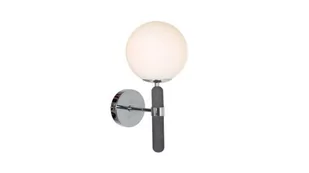 Lumina Deco NOWOCZESNA KINKIET CHROMOWANY GRANINO D20 LDW 6011-1 (CHR) - Lampy ścienne - miniaturka - grafika 1