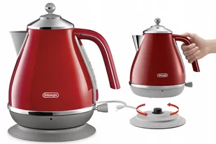 DE LONGHI Icona Capitals KBOC2001.R obrotowy 2000 W - Czajniki elektryczne - miniaturka - grafika 1