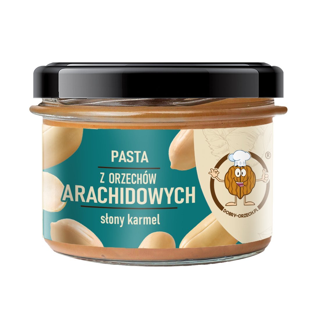 Pasta z orzechów arachidowych słony karmel 180g