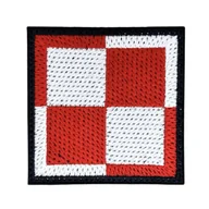 Odzież taktyczna i umundurowanie - Patch Flaga Szachownica 50mm x 50mm - miniaturka - grafika 1