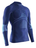 Koszulki sportowe męskie - X-Bionic Zimowa koszulka sportowa w kolorze granatowym - miniaturka - grafika 1