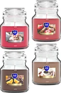 Świece - ZESTAW Świeca zapachowa w słoiku BISPOL Aura 28H MIX "2" "ŚWIĄTECZNY" 4szt. - miniaturka - grafika 1