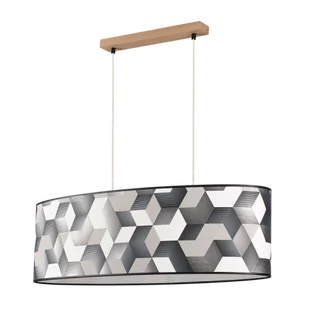 Britop Espacio 17480274 lampa wisząca 2x40W/E27 IP20 - Lampy sufitowe - miniaturka - grafika 1