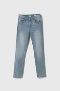 Spodnie i spodenki dla chłopców - United Colors of Benetton jeansy dziecięce Elvis - miniaturka - grafika 1