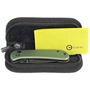 Nóż składany Civivi Qubit Green Aluminum, Black Damascus (C22030E-DS1) - Noże - miniaturka - grafika 8