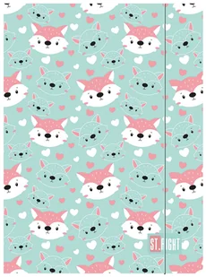 Teczka z gumką A4 300 g/m2 LOVELY FOXY  ST.RIGHT - Teczki i skoroszyty - miniaturka - grafika 1
