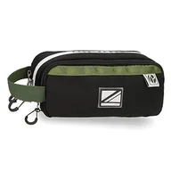 Piórniki - Pepe Jeans Luca Triple Case Czarny 22 x 10 x 9 cm Poliester, Czarny, Potrójny piórnik, czarny, Potrójna torba - miniaturka - grafika 1