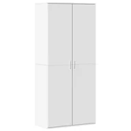 Szafki na buty - vidaXL Szafka na buty biała 80×39×178 cm materiał drewnopochodny - miniaturka - grafika 1