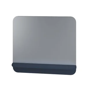 Lustro łazienkowe z półką prostokątne 70X86X14 cm Devo Gloria 2.0 perfect touch parisian blue GL2-LUPL70-1-F103 - Lustra - miniaturka - grafika 1