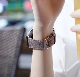 Dux Ducis Litchi Grain Band pasek opaska bransoleta do Watch 4 44mm / Watch 3 42mm / Watch 2 42mm / Watch 1 42mm różowy - Akcesoria do smartwatchy - miniaturka - grafika 17