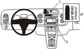 Uchwyty samochodowe do telefonów - ProClip do Volkswagen Golf Plus 05-14 - miniaturka - grafika 1
