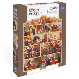 DJECO Puzzle opowieść KRÓL ARTUR 100 elem. - Puzzle - miniaturka - grafika 1