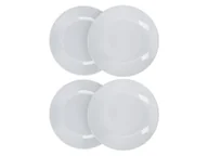 Talerze - SILVERCREST® Zestaw 4 talerzy i misek (Talerze, Biały) - miniaturka - grafika 1