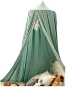 Pościel dla dzieci - Baldachim Zielony Na Łóżeczko Łóżko Namiot Wiszący Do Pokoju Dziecięcego - miniaturka - grafika 1