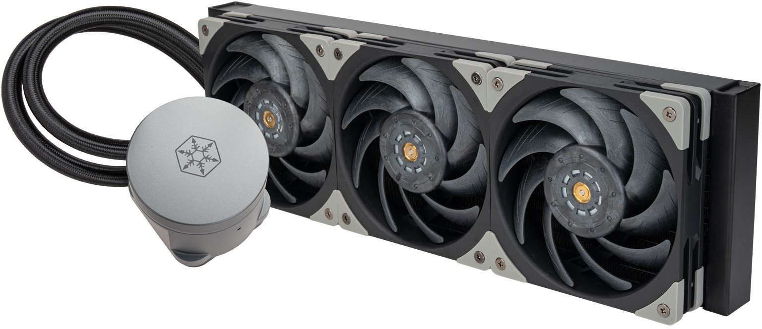 Chłodzenie wodne SilverStone Silverstone Hailstone 360 Procesor Zestaw do chłodzenia płynami 12 cm Czarny 1 szt. SST-HT360