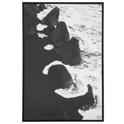 Obrazy i zdjęcia na płótnie - Lumarko Obraz Na Płótnie W Ramie Morze 63 X 93 Cm Czarno-biały Siziano! - miniaturka - grafika 1