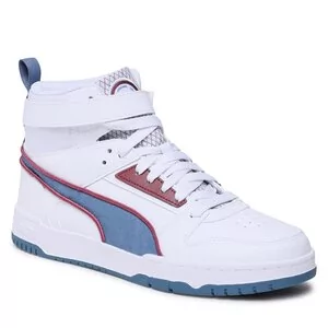 Sneakersy Puma RBD Game Retro Prep 391936 01 White/Deep Dive/Wood Violet - Półbuty męskie - miniaturka - grafika 1