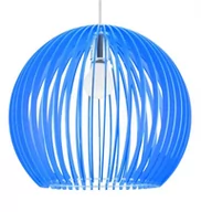 Lampy sufitowe - Candellux HAGA LAMPA WISZĄCA 1X60W E27 36X36X110 NIEBIESKI - miniaturka - grafika 1