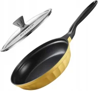 Patelnie - BUYDEEM Aluminiowa patelnia z nieprzywierającą powłoką 25 cm, model CP151, kolor Mellow Yellow - miniaturka - grafika 1