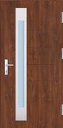Drzwi zewnętrzne - Drzwi zewnętrzne Bergen 90 cm, prawe, orzech - miniaturka - grafika 1