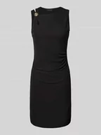 Sukienki - Sukienka o długości do kolan z aplikacją z logo model ‘FEBE’ - miniaturka - grafika 1