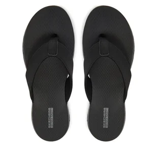 Japonki Skechers On-The-Go 600-Vacay 140702/BBK Czarny - Klapki i japonki damskie - miniaturka - grafika 1