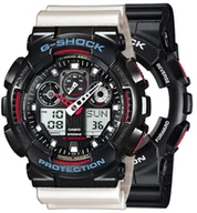 Zegarki męskie - Zegarek G-SHOCK SET GA-100-1A4ER + BEZEL 10514393 + PASEK 10395227 - miniaturka - grafika 1