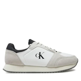 Sneakersy Calvin Klein Jeans Retro Sock Runner Mg Wmm YM0YM01152 Biały - Sneakersy męskie - miniaturka - grafika 1