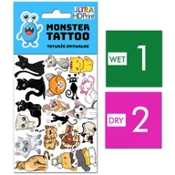 Zabawki kreatywne - TATUAŻE ZMYWALNE DLA DZIECI KOTY WZORY ORYGINALNE - miniaturka - grafika 1