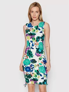 Sukienki - Desigual Sukienka codzienna Dijon 22SWVK50 Kolorowy Regular Fit - grafika 1