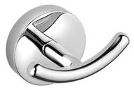 Wieszaki łazienkowe - Aqualine Samba - Haczyk podwójny, chrom SB123 - miniaturka - grafika 1