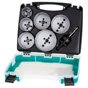 Otwornice - WOLFCRAFT Wolcraft Zestaw Otwornic Bi-Metal 5423000 6szt + trzpień - miniaturka - grafika 1