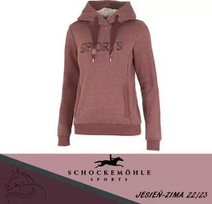 Schockemohle Bluza damska z kapturem CAROLINA Style jesień-zima 2022/23 - rose taupe - Akcesoria jeździeckie - miniaturka - grafika 1