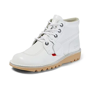 Kickers Unisex Kick Hi botki, biały, 38 EU - Botki damskie - miniaturka - grafika 1