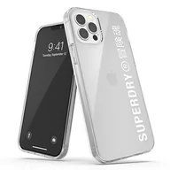 Etui i futerały do telefonów - SuperDry Snap iPhone 12 Pro Max Clear Ca se biały/white 42597 - miniaturka - grafika 1